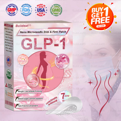 FDA Store | 𝐵uil𝗱𝐿ea𝐟® 𝐆𝐋𝐏-𝟏 Support 𝑁ano 𝑀icroneedle 𝑃atch with Collagen & Matrixyl 3000 丨Obesity,Cardiovascular Diseas, Diabetes, Sleep Apnea, Joint Problems and More