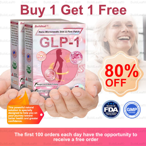 FDA Store | 𝐵uil𝗱𝐿ea𝐟® 𝐆𝐋𝐏-𝟏 Support 𝑁ano 𝑀icroneedle 𝑃atch with Collagen & Matrixyl 3000 丨Obesity,Cardiovascular Diseas, Diabetes, Sleep Apnea, Joint Problems and More